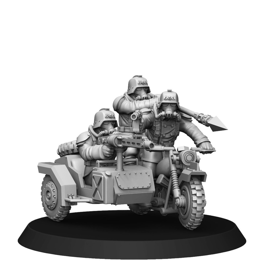 GRIM GUARD DEATH BIKERS WITH SIDECAR