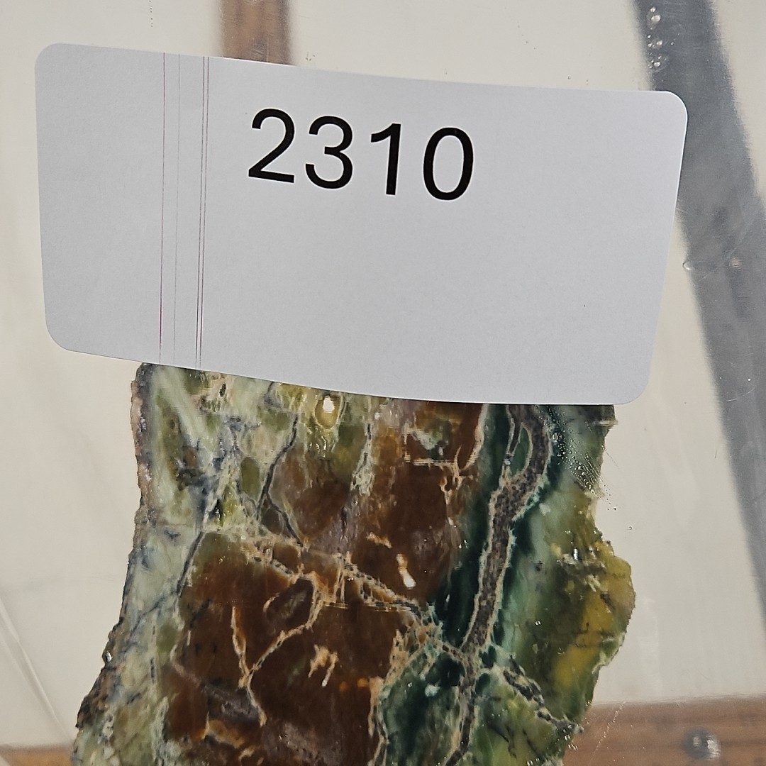 Green Opal slab Australia. Beautiful color. 6 " x 4 3/8" x 1/4" 4.9OZ