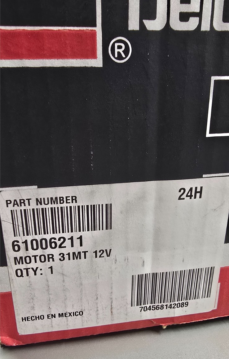 Delco Remy 61006211 New Starter Motor 31MT 12V CW for Cummins Freightliner