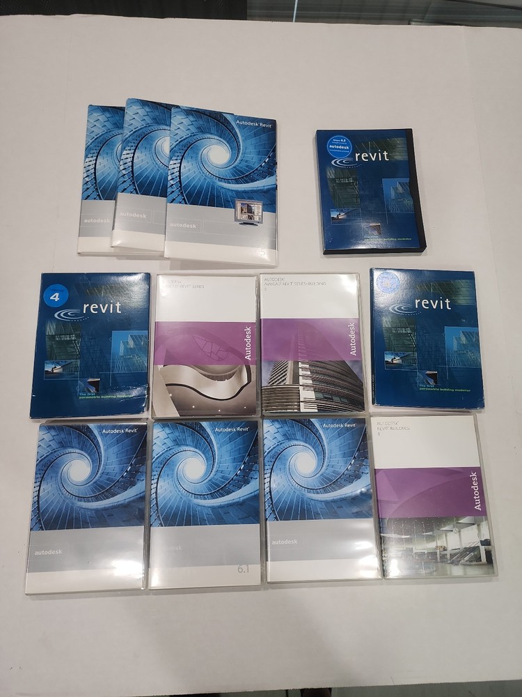 Autodesk AutoCAD Revit Series Software Lot UNTESTED