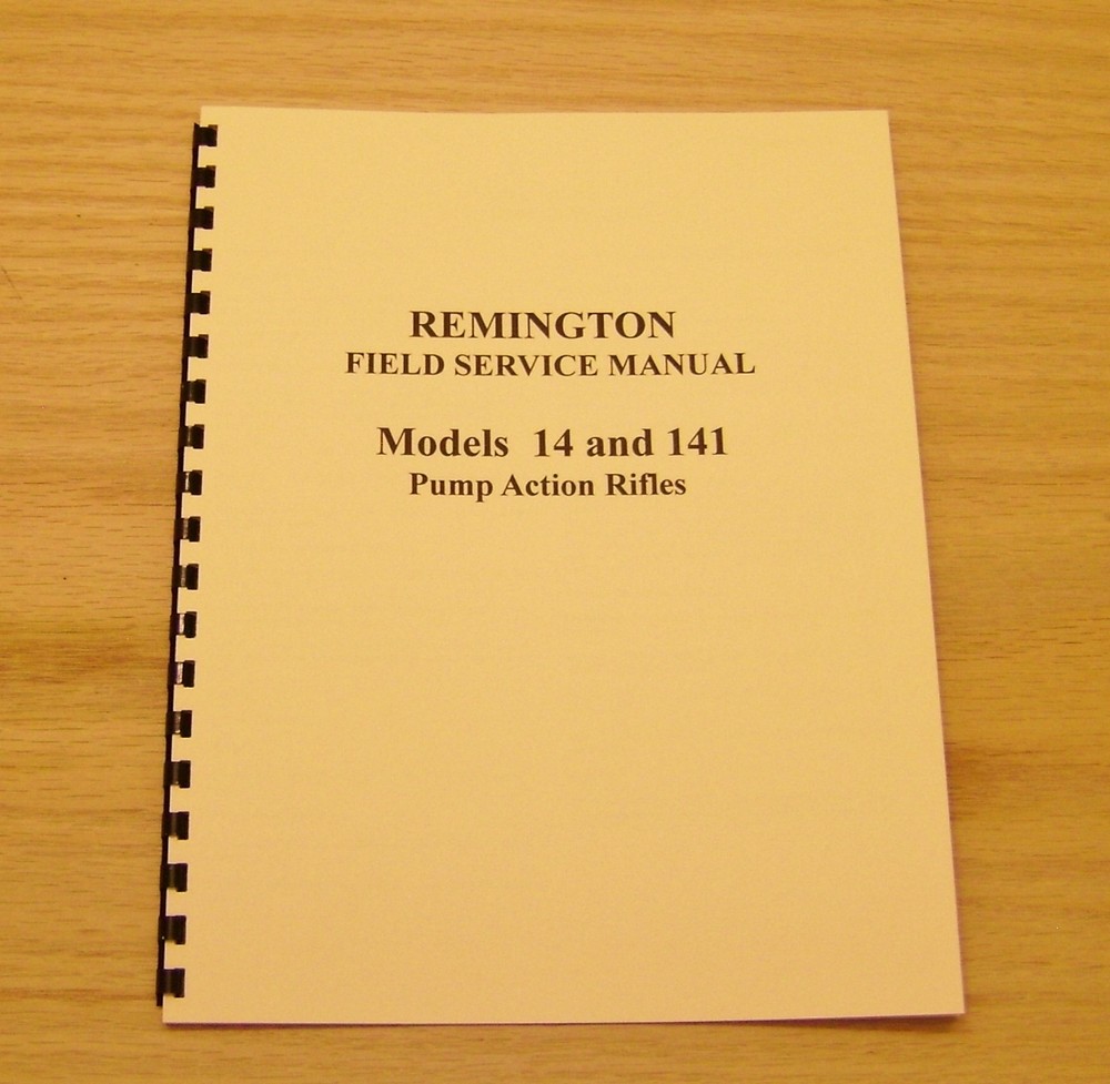 Remington Model 14-141 Gunsmith Manual - #19