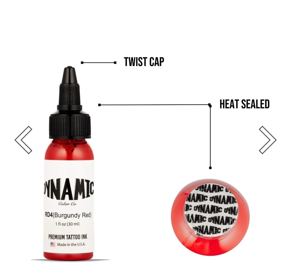 Dynamic Tattoo Ink Burgundy Red