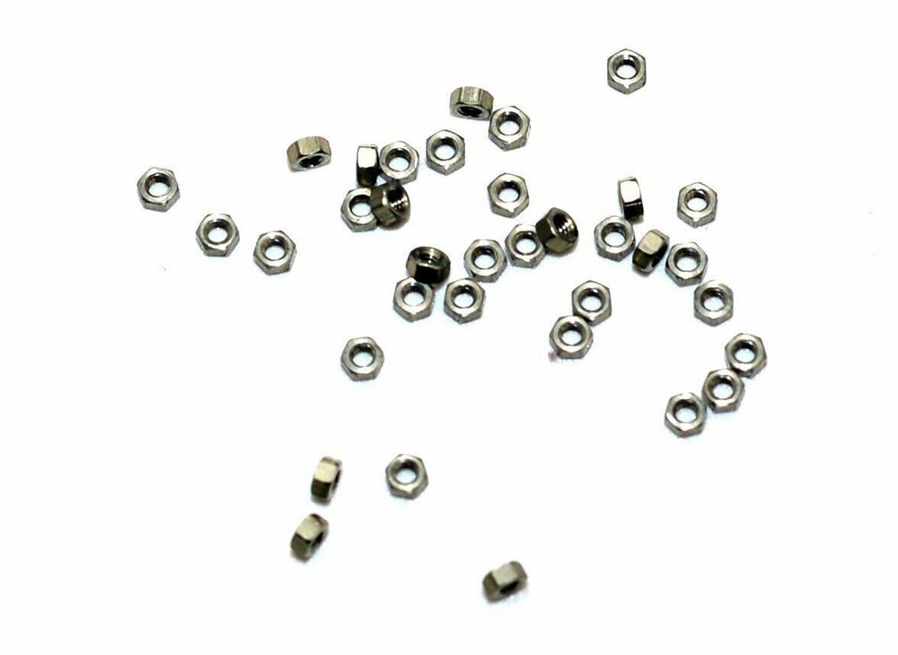 SA101 Rimless Hex Nut, 100 count Nickel Silver
