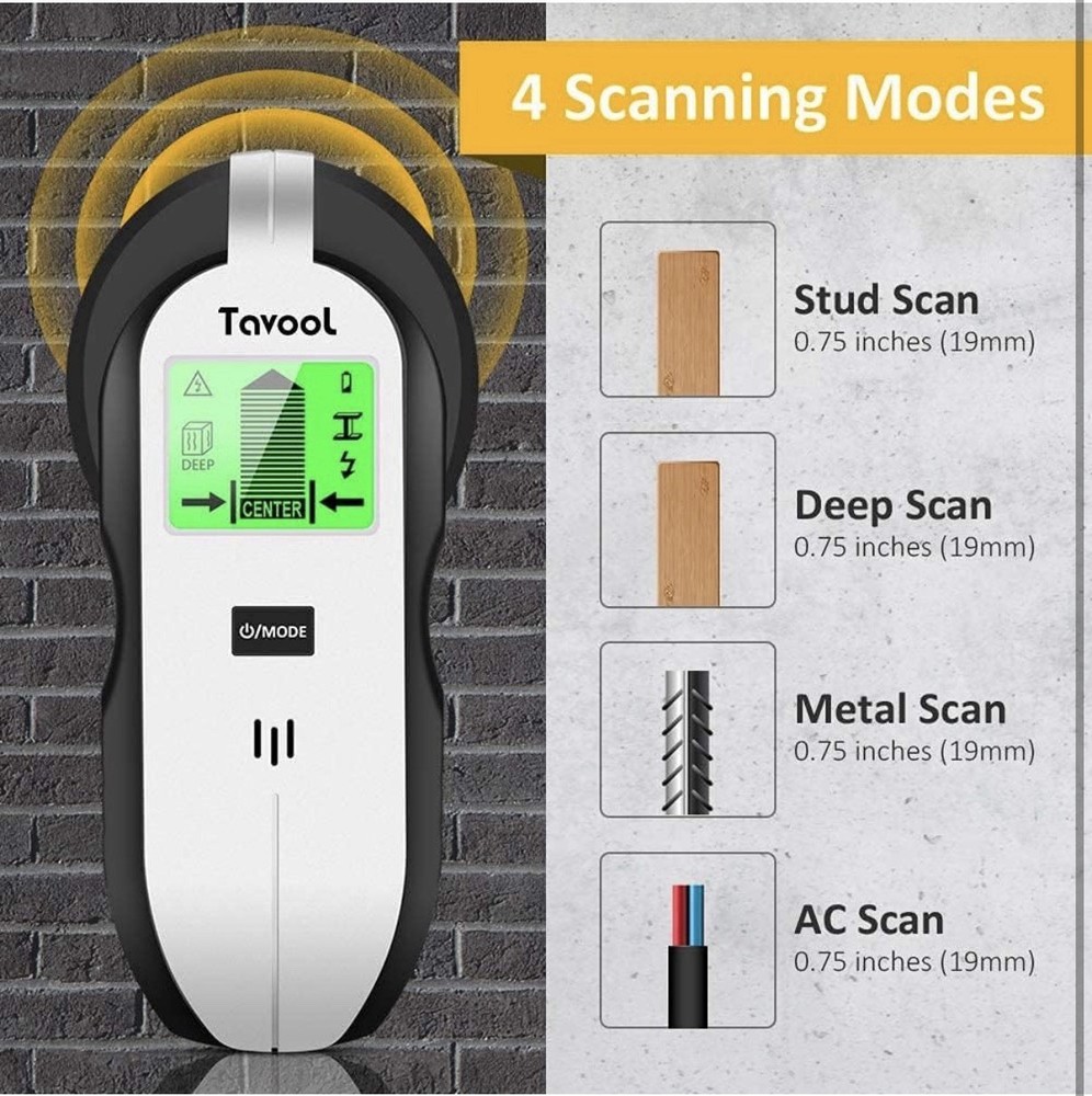 Stud Finder Sensor Wall Scanner - 4 in 1 Electronic Stud Sensor Beam Finders