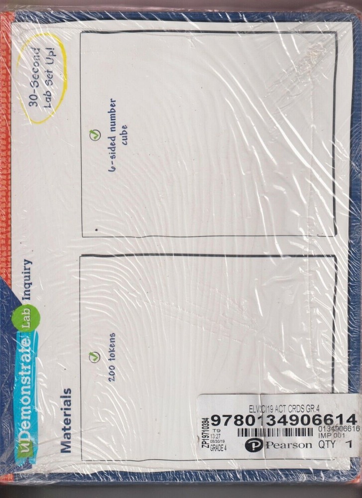 uDemonstrate LAB INQUIRY Activity Mats, Grade 4 - NEW SEALED