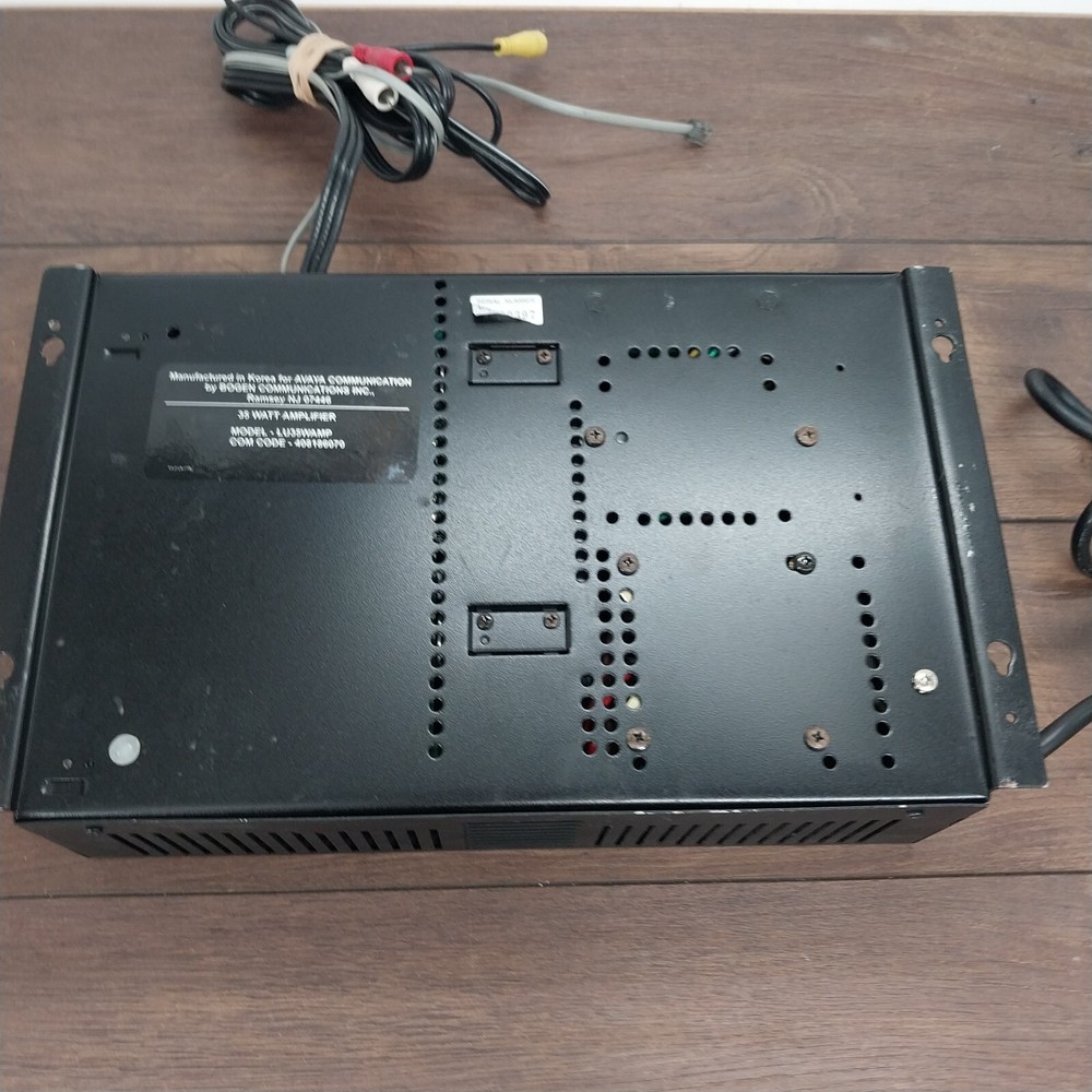 Bogen Avaya Paging 35 Watt Amplifier LU35WAMP *UNTESTED* READ