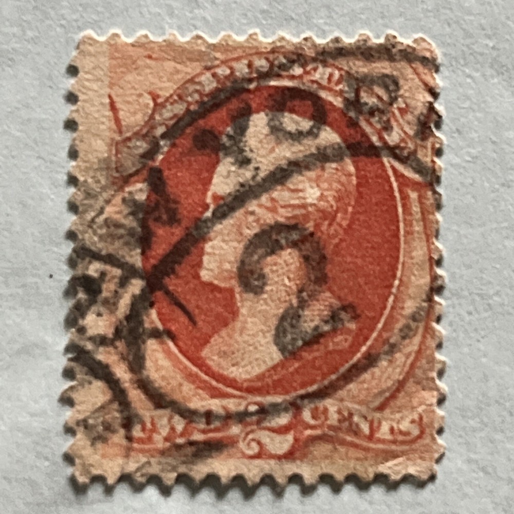 SCOTT 183 1879 2 CENT JACKSON REGULAR ISSUE USED New York Cancel A5