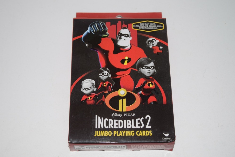 Incredibles 2 Jumbo Playing Cards