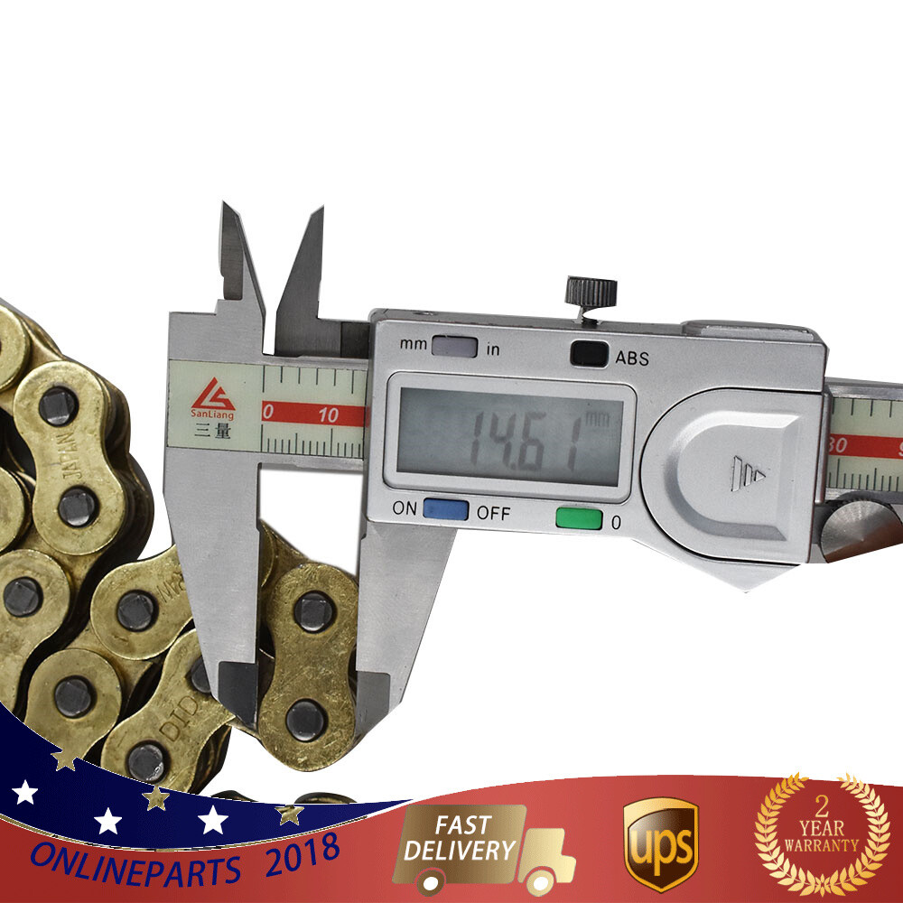 520 Pitch 120-Link O-ring Motorcycle Drive Chain for Yamaha YZ 125/250/400/450