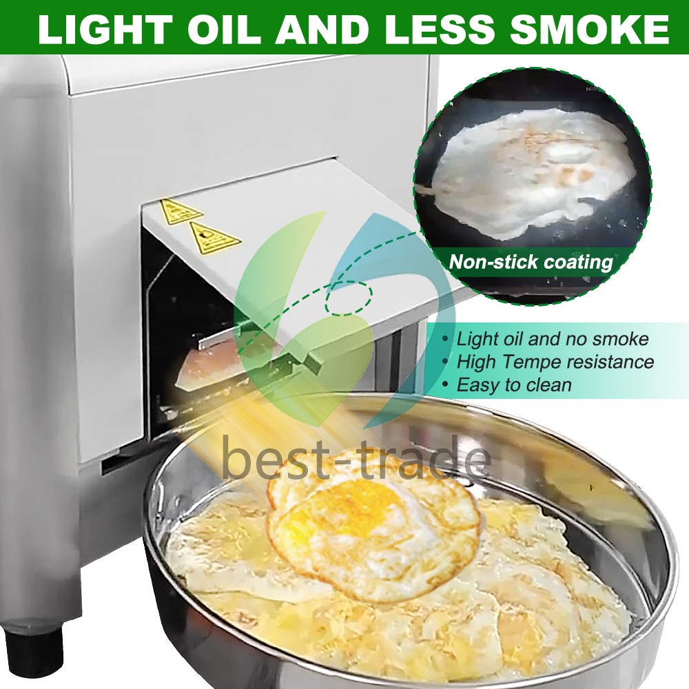 Commercial Soft Boiled Egg Frying Machine Automatic Omelette Maker Bakery Shop