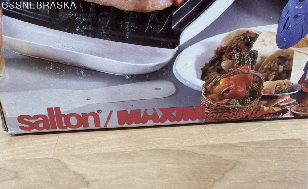 1995 George Foreman Lean Mean Grilling Machine White