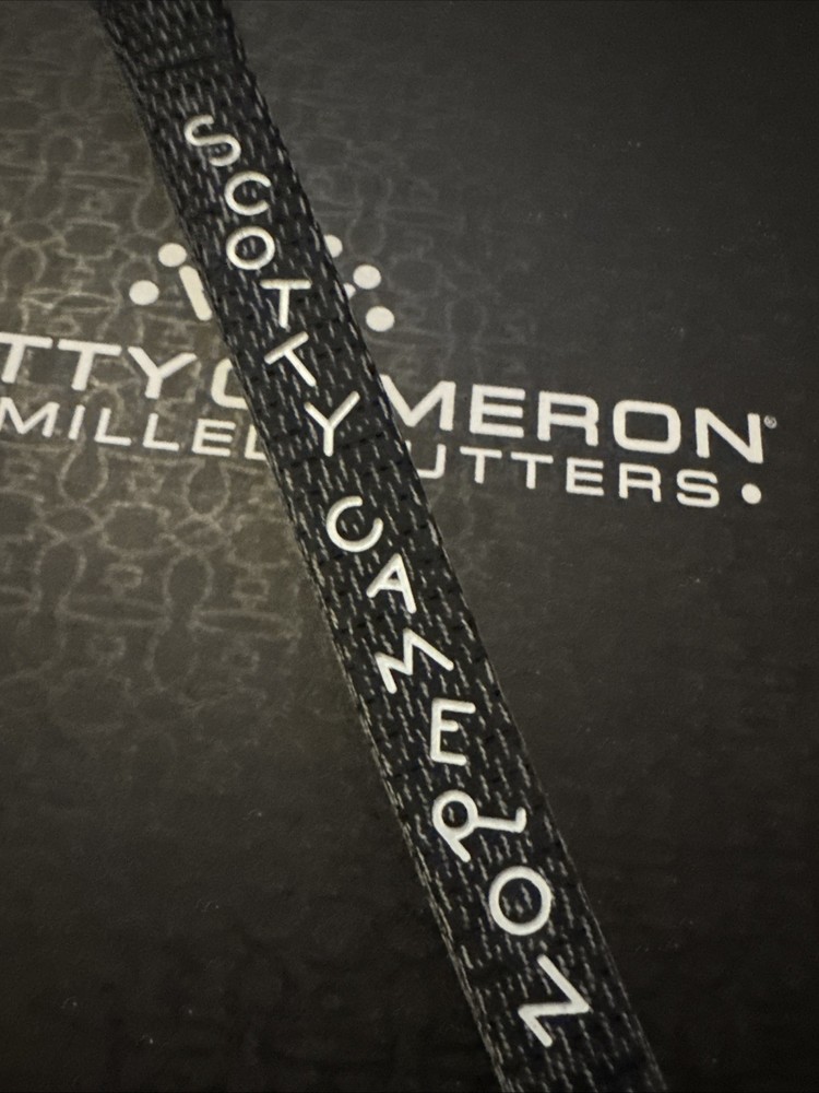 Scotty Cameron Cord Putter Grip Dancing Letters NEW