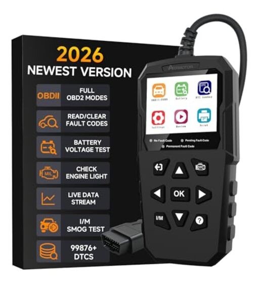 OBD2 Scanner,V880 Check Engine Light Code Reader for Cars and Trucks with BLACK