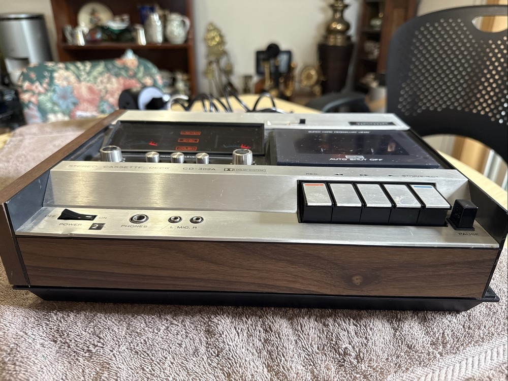 VINTAGE-WORKING Superscope Stereo Cassette Deck CD-302A Marantz