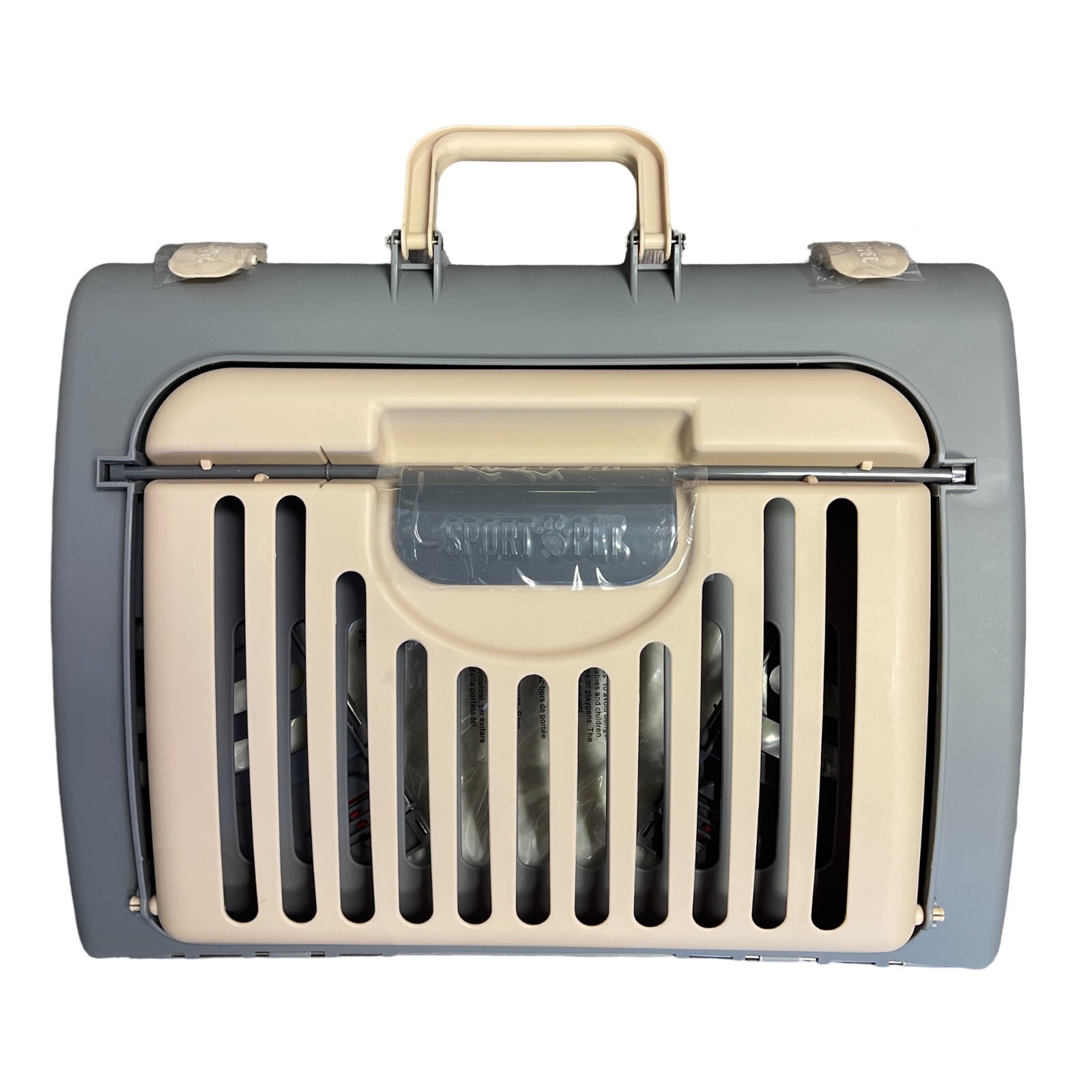 Sport Pet Designs Cat Carrier with Bed, Foldable Travel Cat Carrier, Up to 25lbs