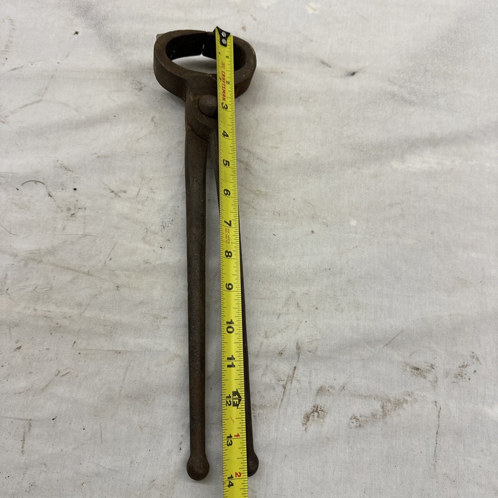 Antique 14" Blacksmith Nipping Tool