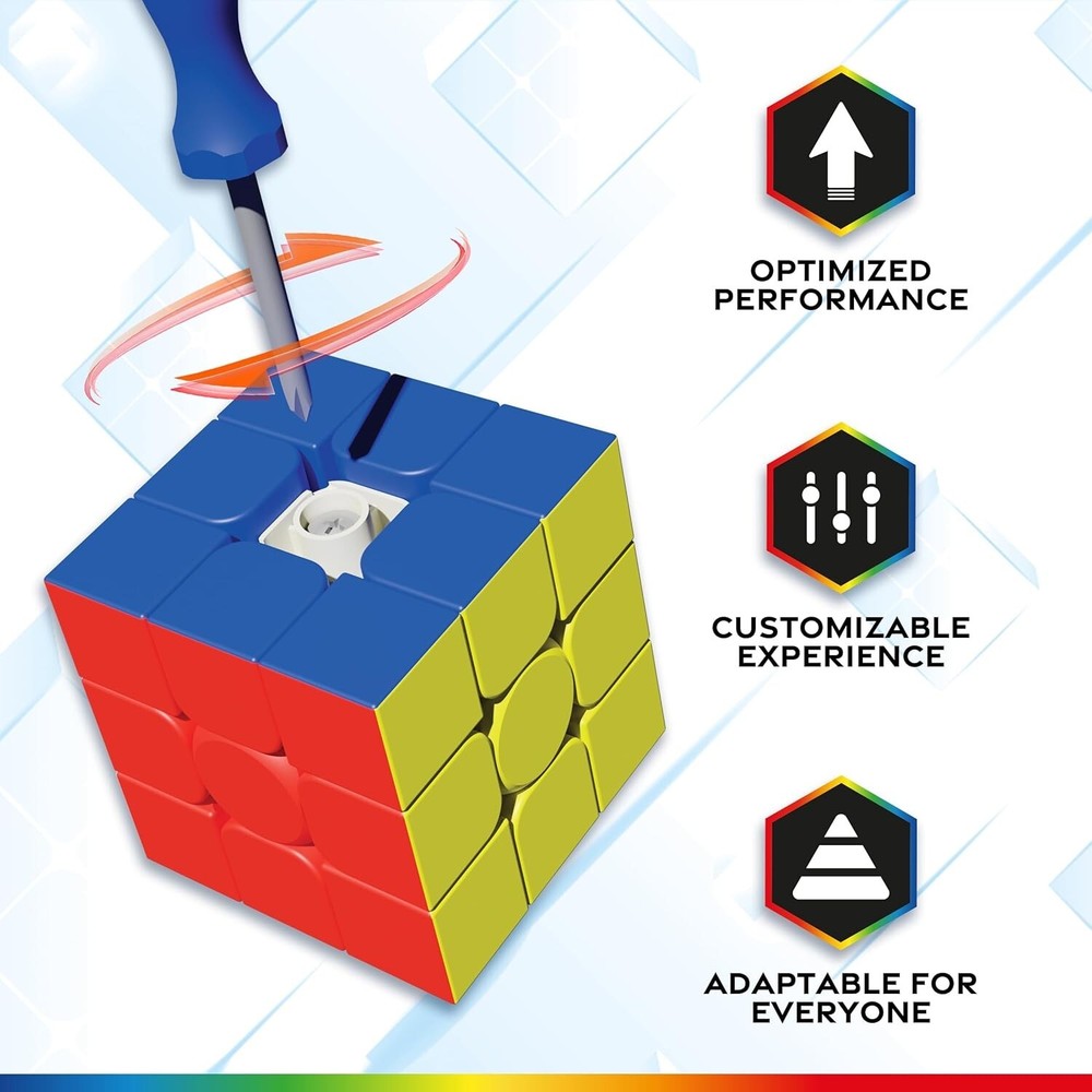 Goliath NEXcube 3x3 Classic - Stickerless Speed Cube - Super Smooth Technology