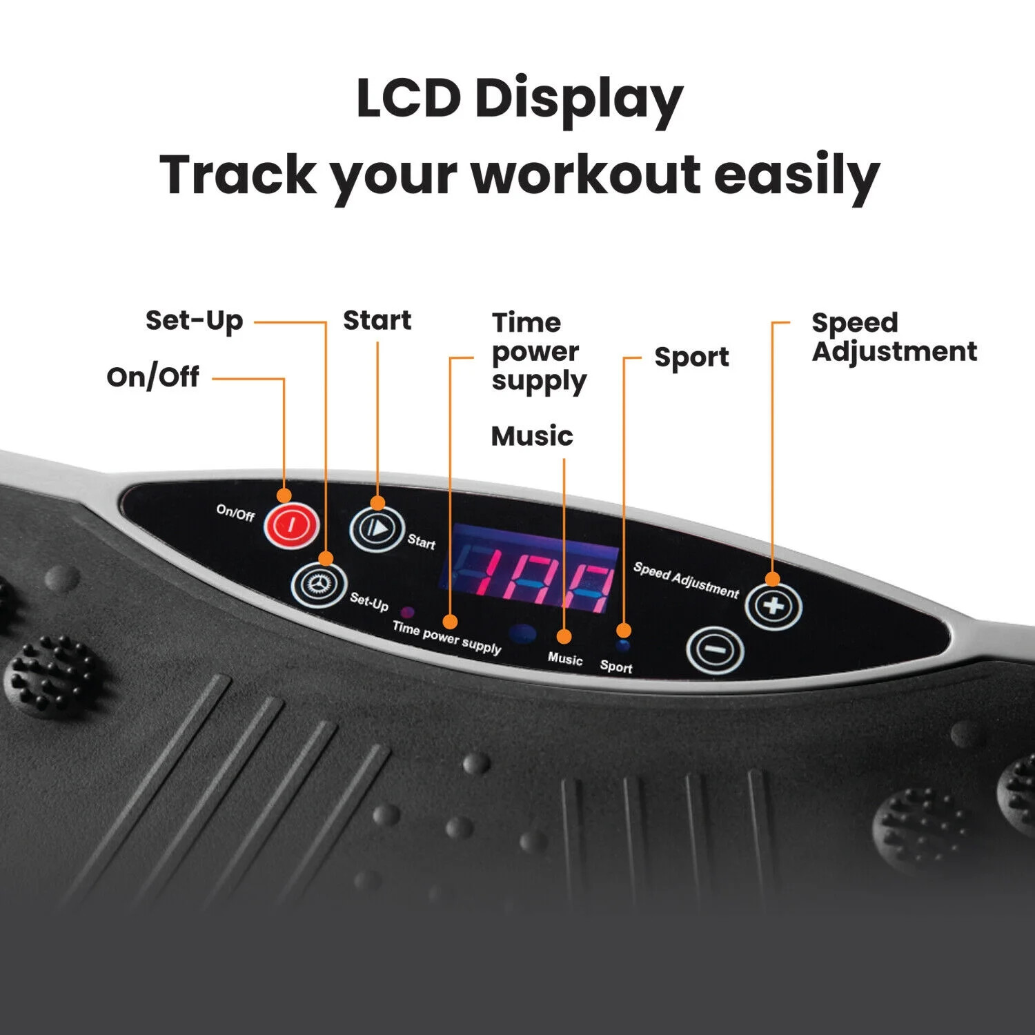 NEW Vibration Plate Exercise Machine Whole Body Workout Vibrate Platform Fitness