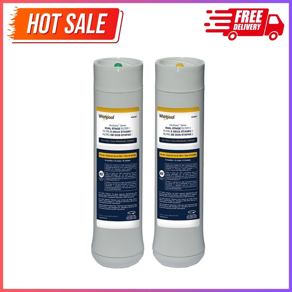 Whirlpool WHEEDF Under Sink 6-Months Replacement Filter