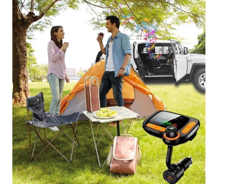 Radio Para Carro Carros Audio Autos Coche Bluetooth USB FM Transmisor para Auto