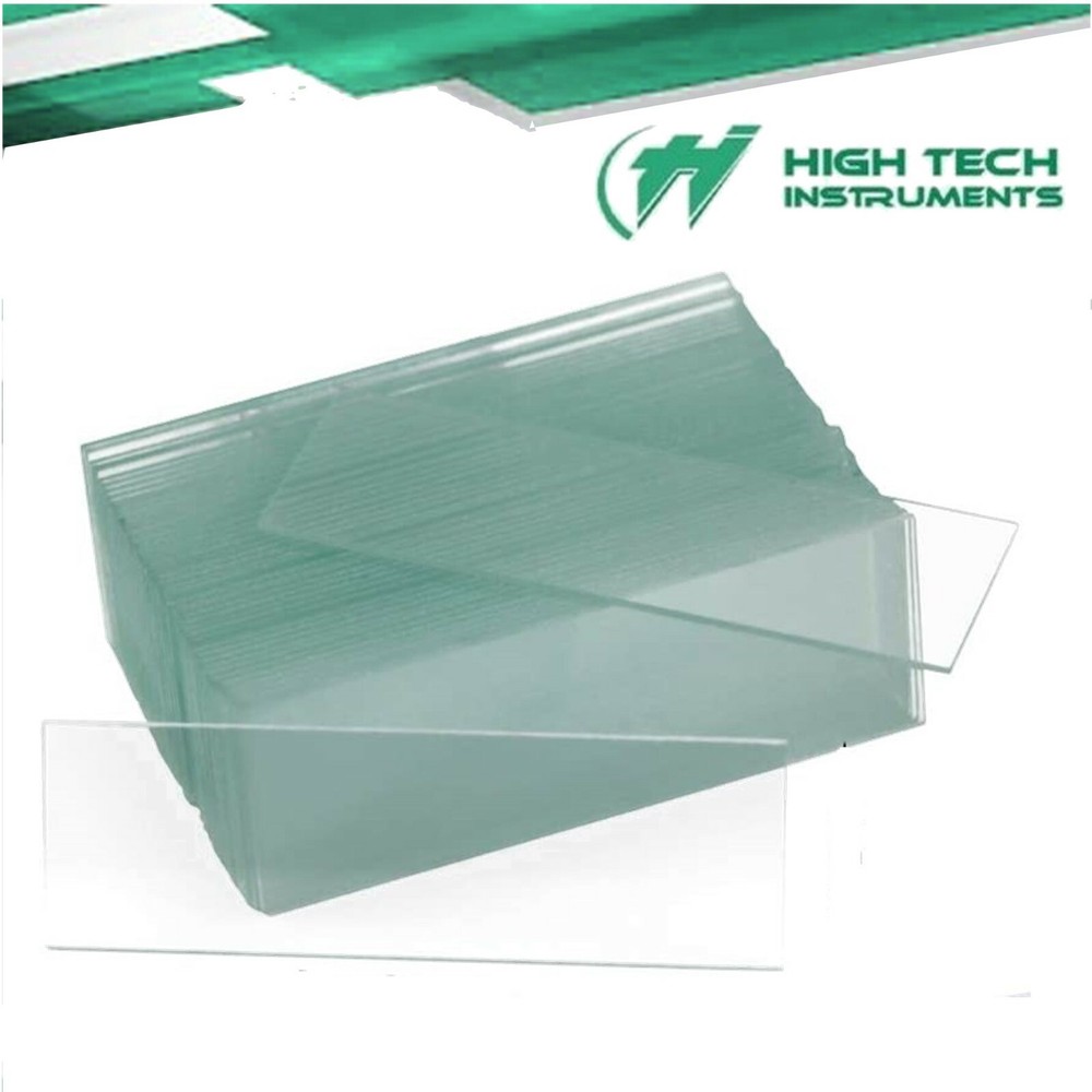 72 Blank Microscope Slide Ground Edges Pre-Cleaned Clear Glass Slides