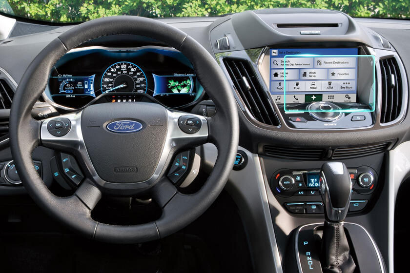 Crystal Clear Screen Protector for 2015 Ford C-MAX Vehicle Navigation