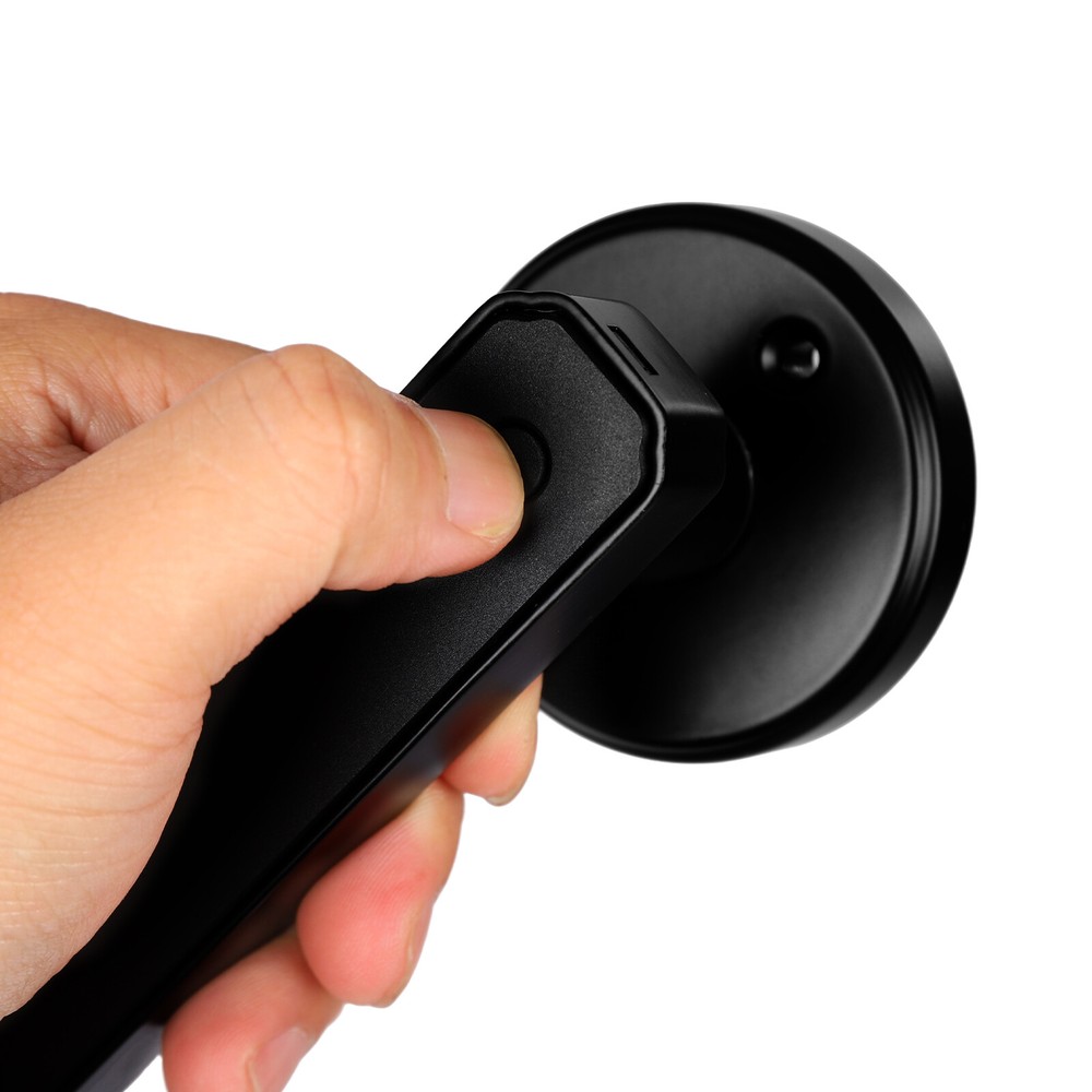 Smart Door Lock Handle Biometric Electronic Key Entry Lock for Apartment Black