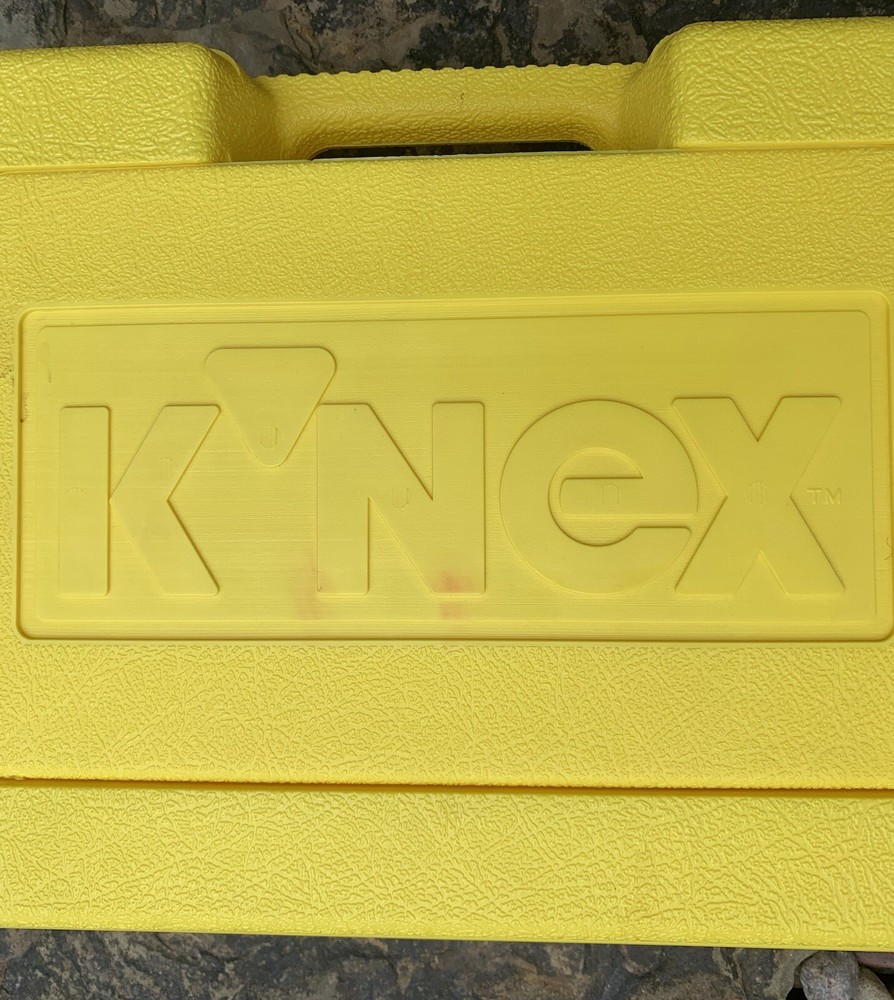 K’NEX Plastic Case. Yellow. Good conditioned