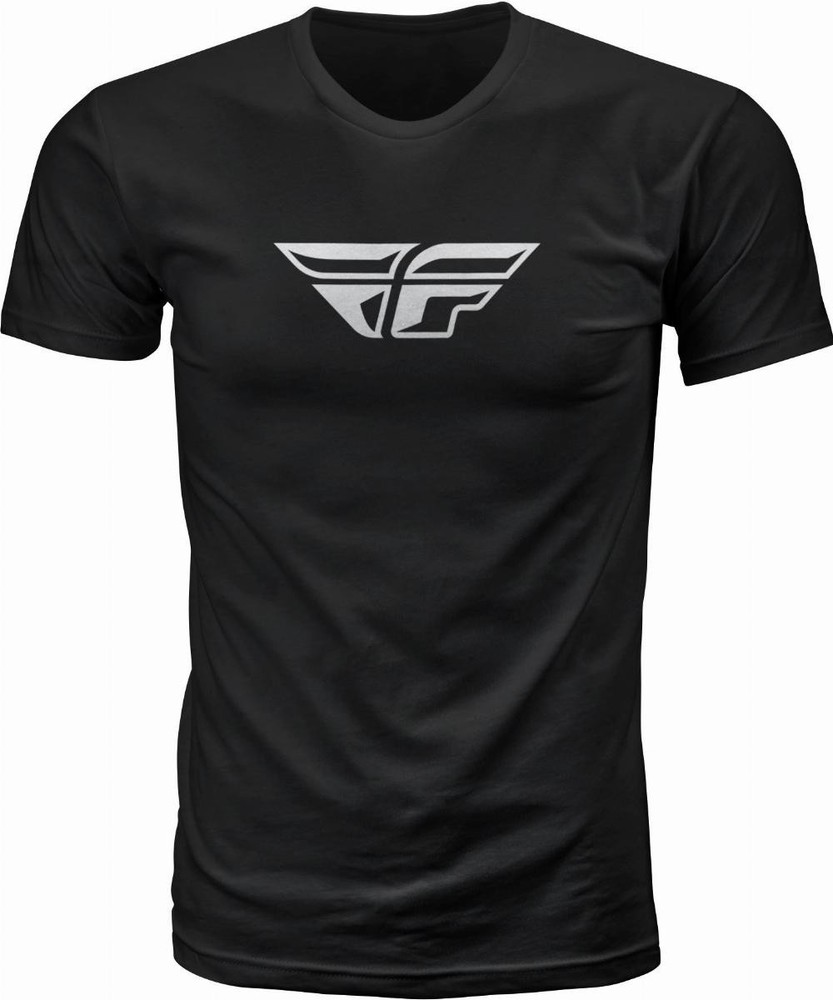 FLY F-WING TEE BLACK LG