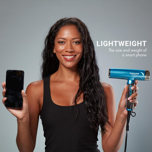 Nano Titanium Professional Light Ionic Dual-Voltage Lightweight Blue