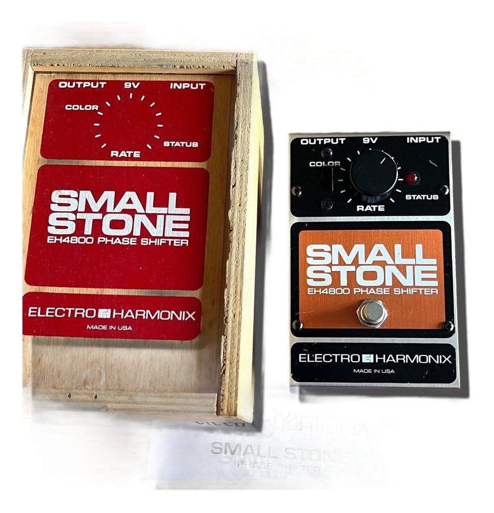 ELECTRO-HARMONIX SMALL STONE Phaser Effects Pedal Tested & Works 9336