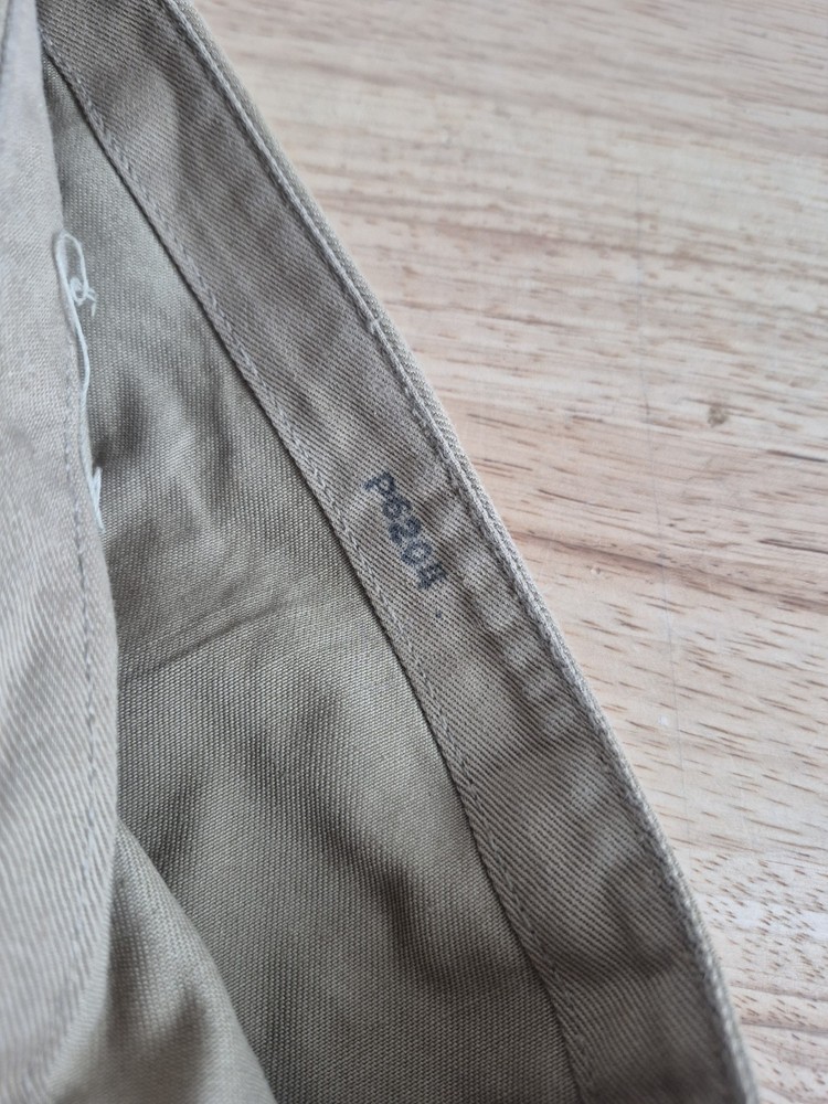 Original WWII USMC Khaki Garrison Cap P6204