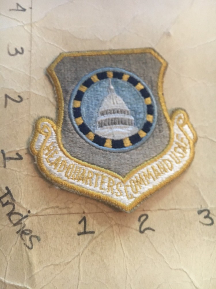 USAF Headquarters Command Squadron patch 7/21/25