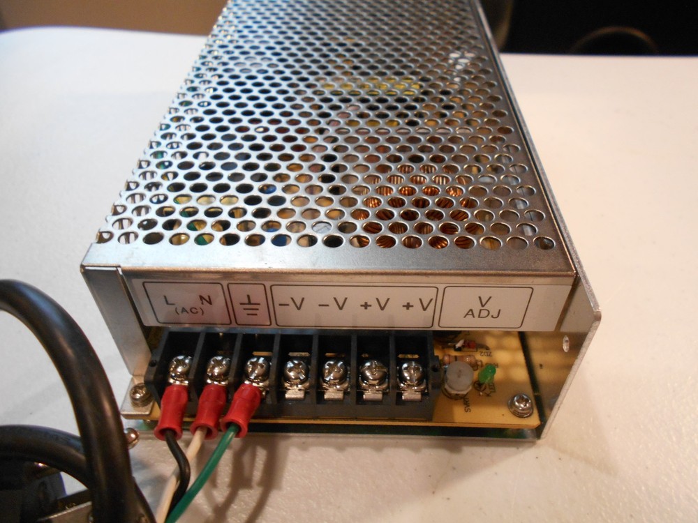 Mean Well S-150-48 Adjustable Power Supply 100-240VAC Input, 48VDC 3.2A Output