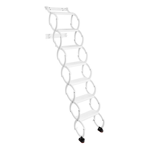 Ladder Telescoping Step Folding Ladders Retractable Folding Stair Wall Mounted