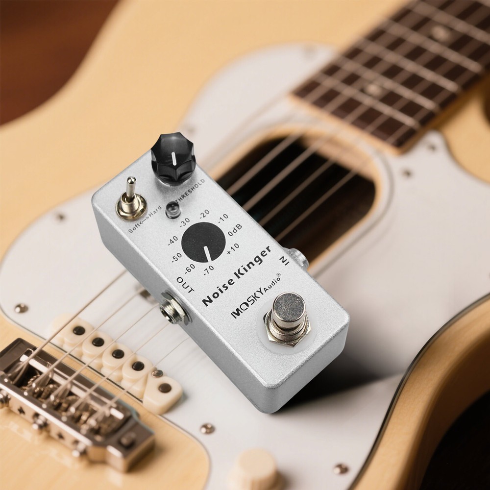 MOSKYaudio Noise Gate/Noise Reduction Processor Guitar Effect Pedal 2 Modes