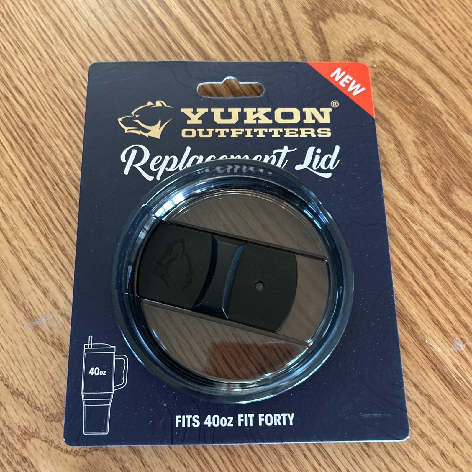 yukon outfitters Black Replacement tumbler lid - 40 Oz