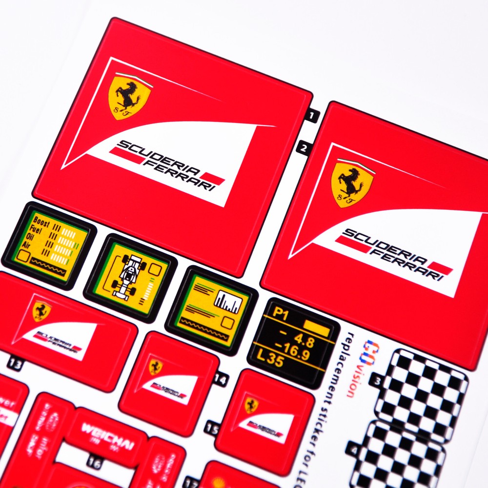 Replacement sticker for set 75913 Precut sticker