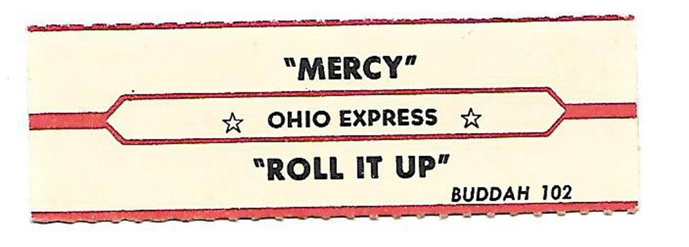Ohio Express, Mercy/Roll It Up, Jukebox Label 45