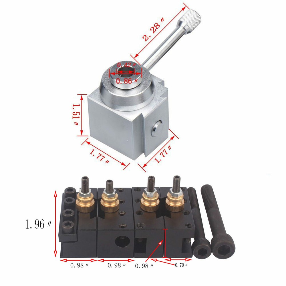 Tooling Package Lathe Quick Change Tool Post 120034 Holders Multifid Tool Holder