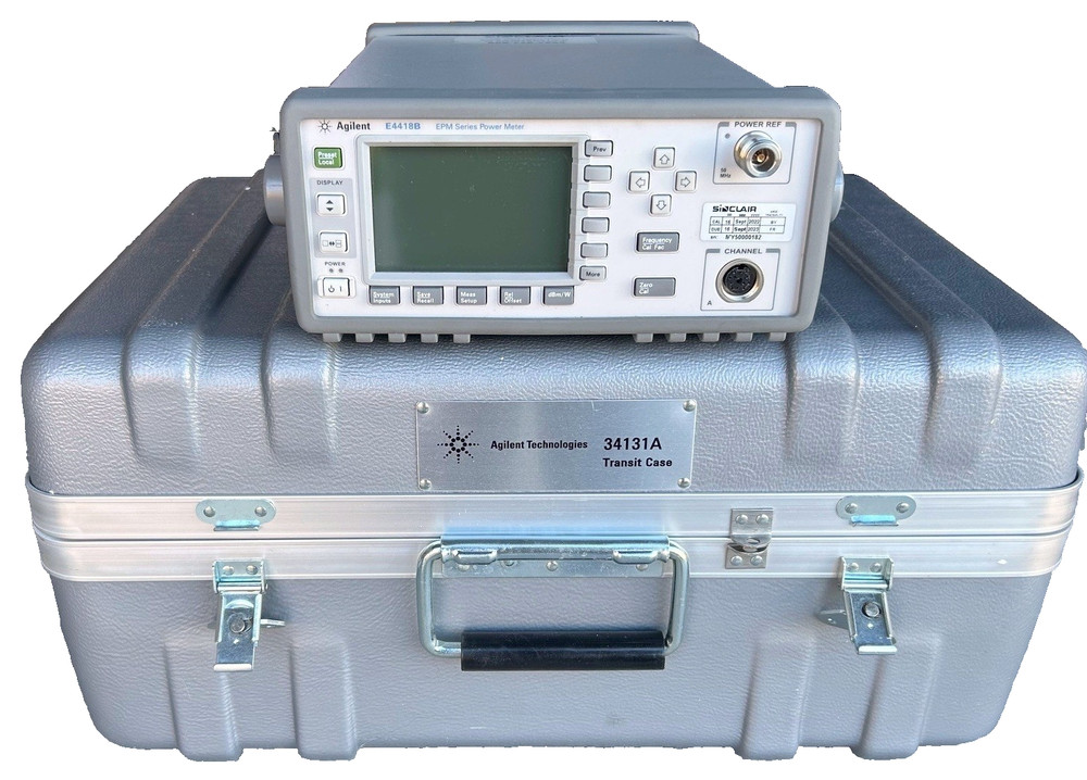 Agilent E4418B EPM RF Power Meter System | 8481A Sensor | E9288A Cable | Case