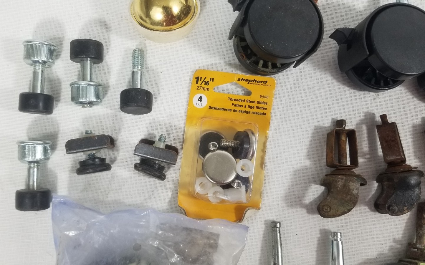 Lot Of Furniture Caster Wheels For Parts Or Repair Some Antique