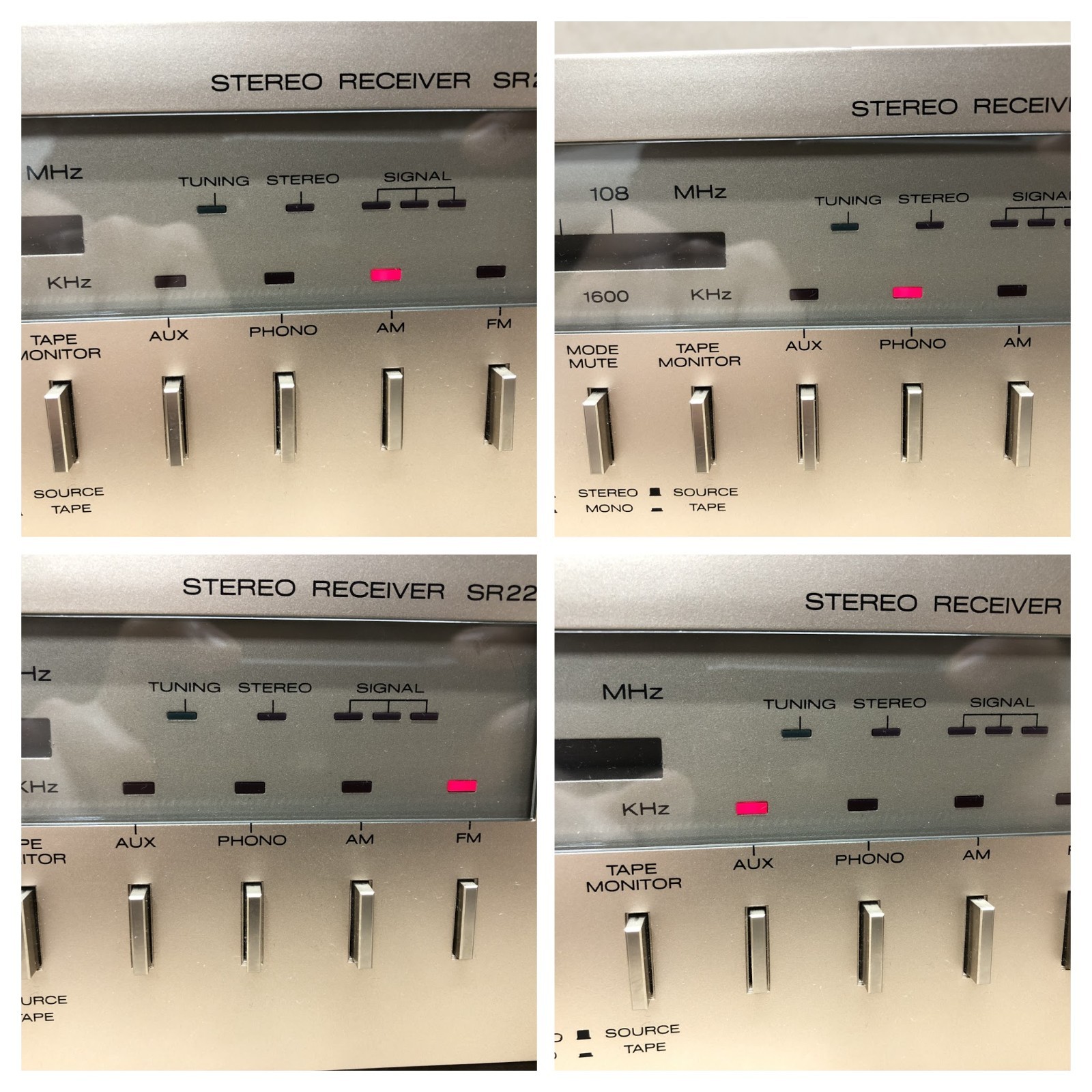 MARANTZ SR225 VINTAGE Stereo Receiver - Great Rich Sound. TESTED but SOLD AS-IS