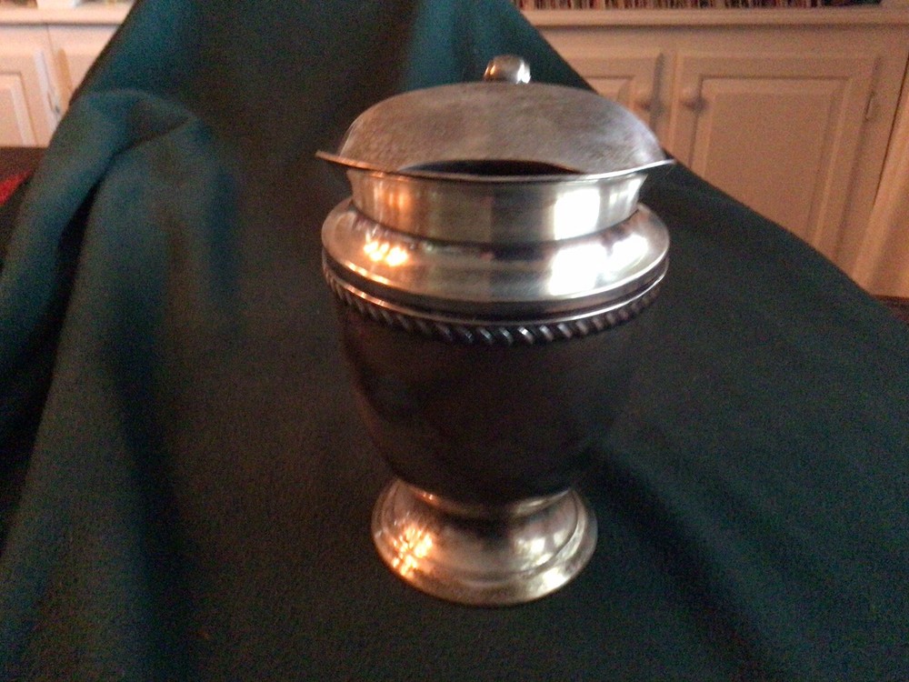 Vintage Silver Plate Water Pitcher 8 1/2 Inches Tall