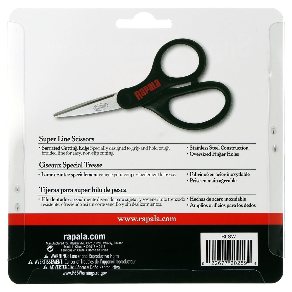 (4 pack) Rapala Superline Scissors