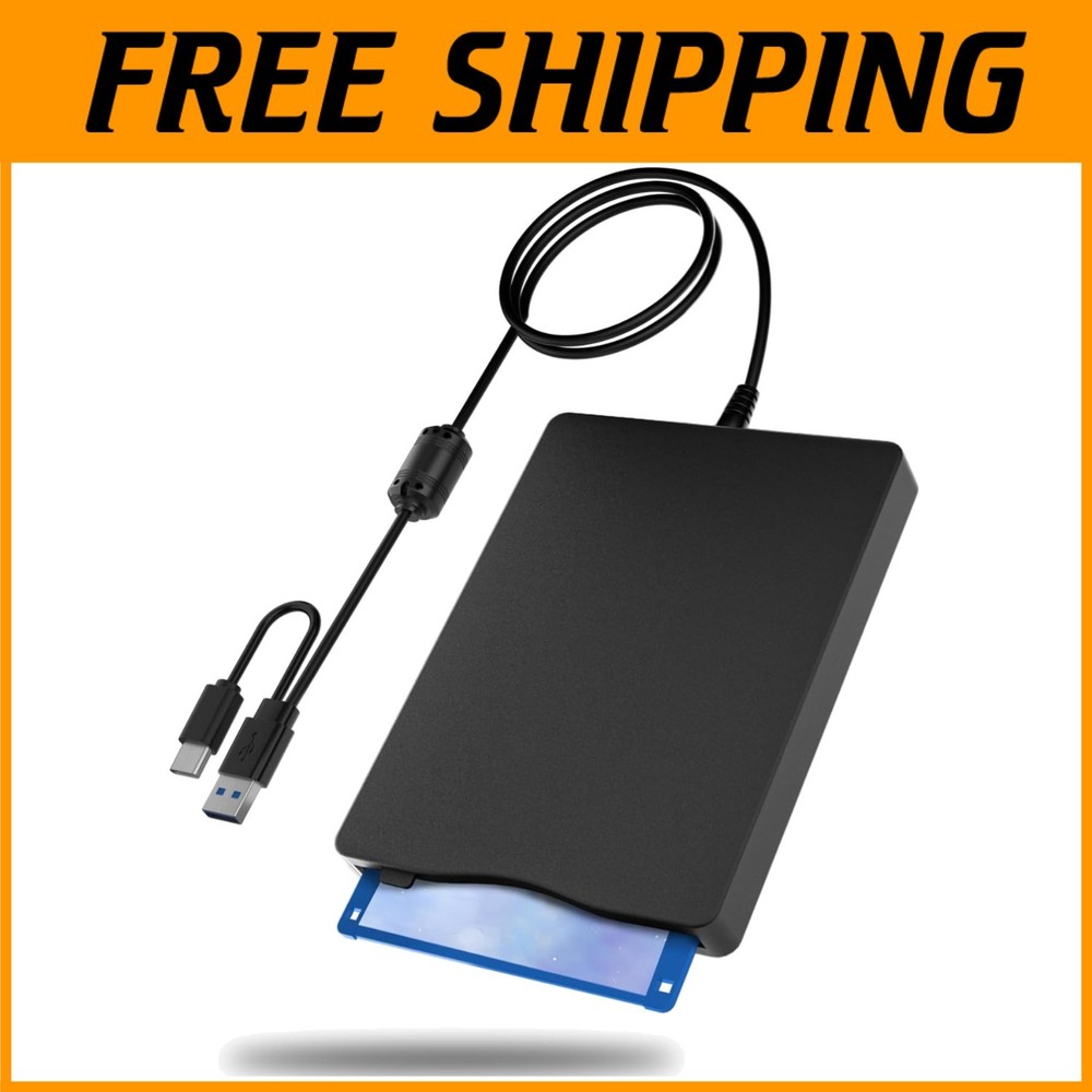 Convenient Plug & Play Floppy Disk Drive for Windows