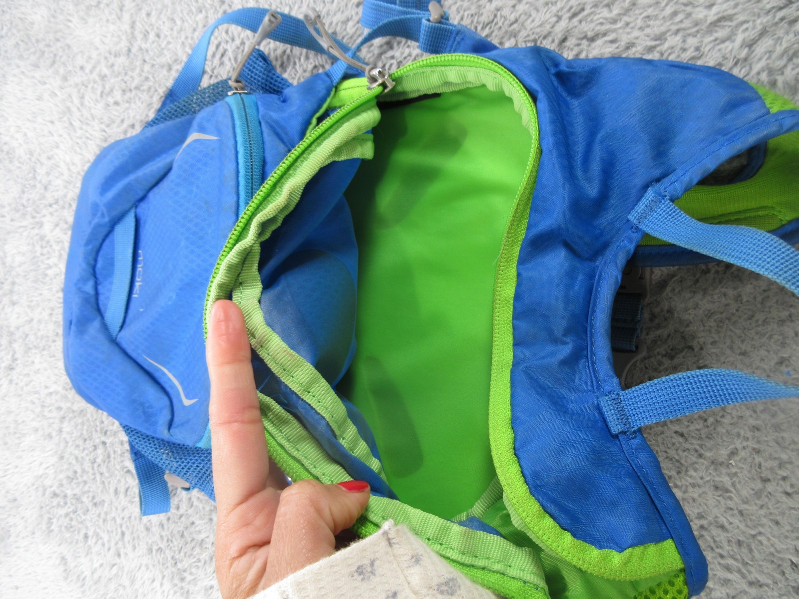 Osprey Moki Hydration Backpack Blue Green One Size Hiking Trail Pack