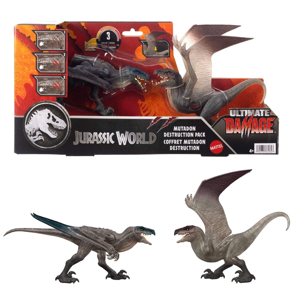Jurassic World Ultimate Damage, MUTADON DESTRUCTION PACK, 4+, Mattel 2025 🆕