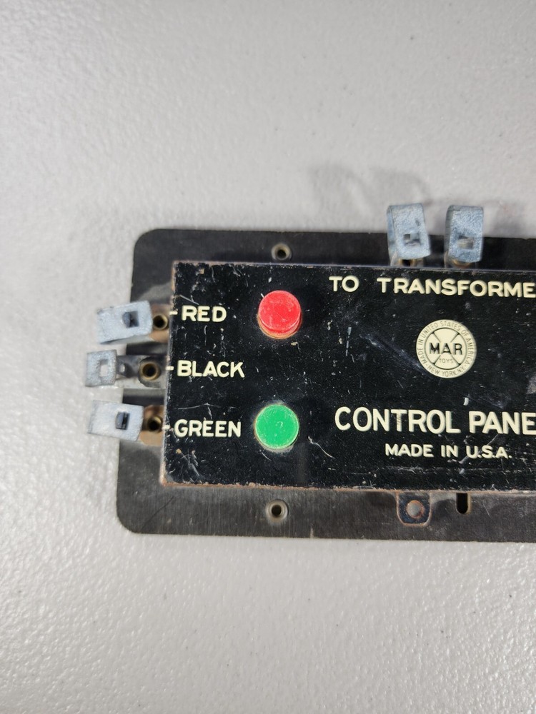 O Scale Vintage Marx #511 Electric Switch Control Panel