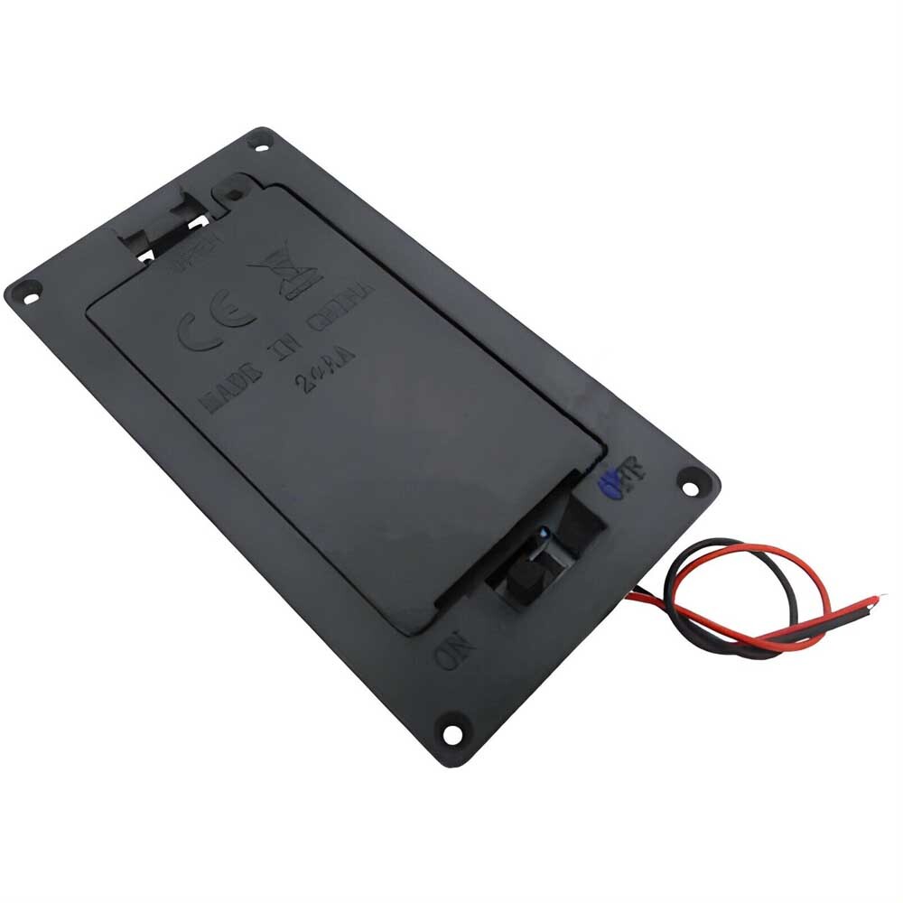 4PCS Twin/2X/Two AA Panel Mount Battery Holder Case Box 3V W/Power Switch & Wire